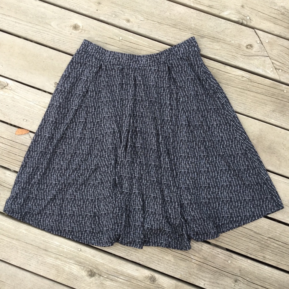 NWT Black Madison Swing Skirt Pockets Size XL